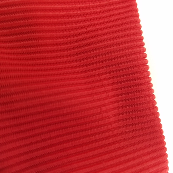 Skin By Same Ribbed Red Brief Bikini Bottom, L - Picture 9 of 10